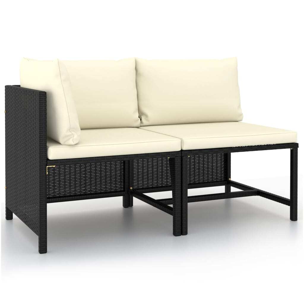 Modern 2-Piece Outdoor Sofa Set