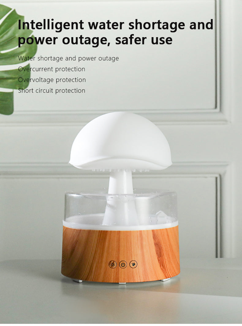 Rain Cloud Humidifier & Aromatherapy Diffuser – Whimsical 2-in-1 Wellness Companion