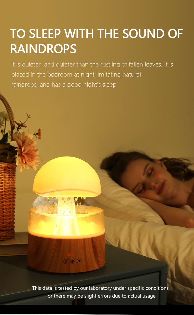 Rain Cloud Humidifier & Aromatherapy Diffuser – Whimsical 2-in-1 Wellness Companion