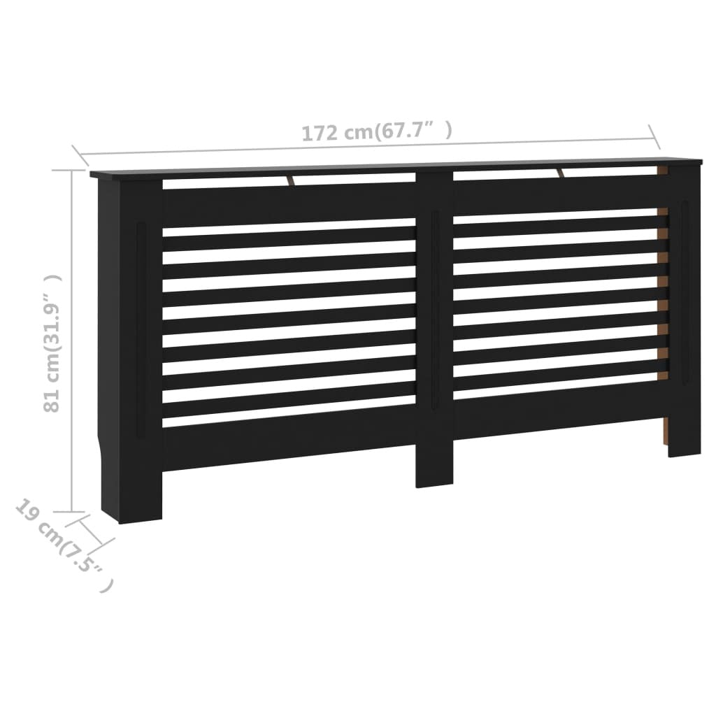 Modern Radiator Cover with Shelf – 67.7" x 32.1" x 7.5"