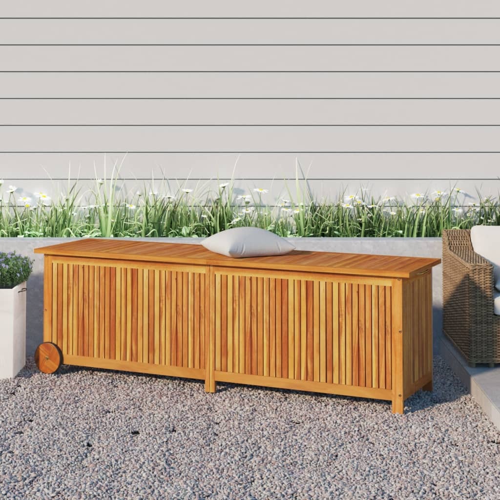 Rustic Acacia Garden Storage Box