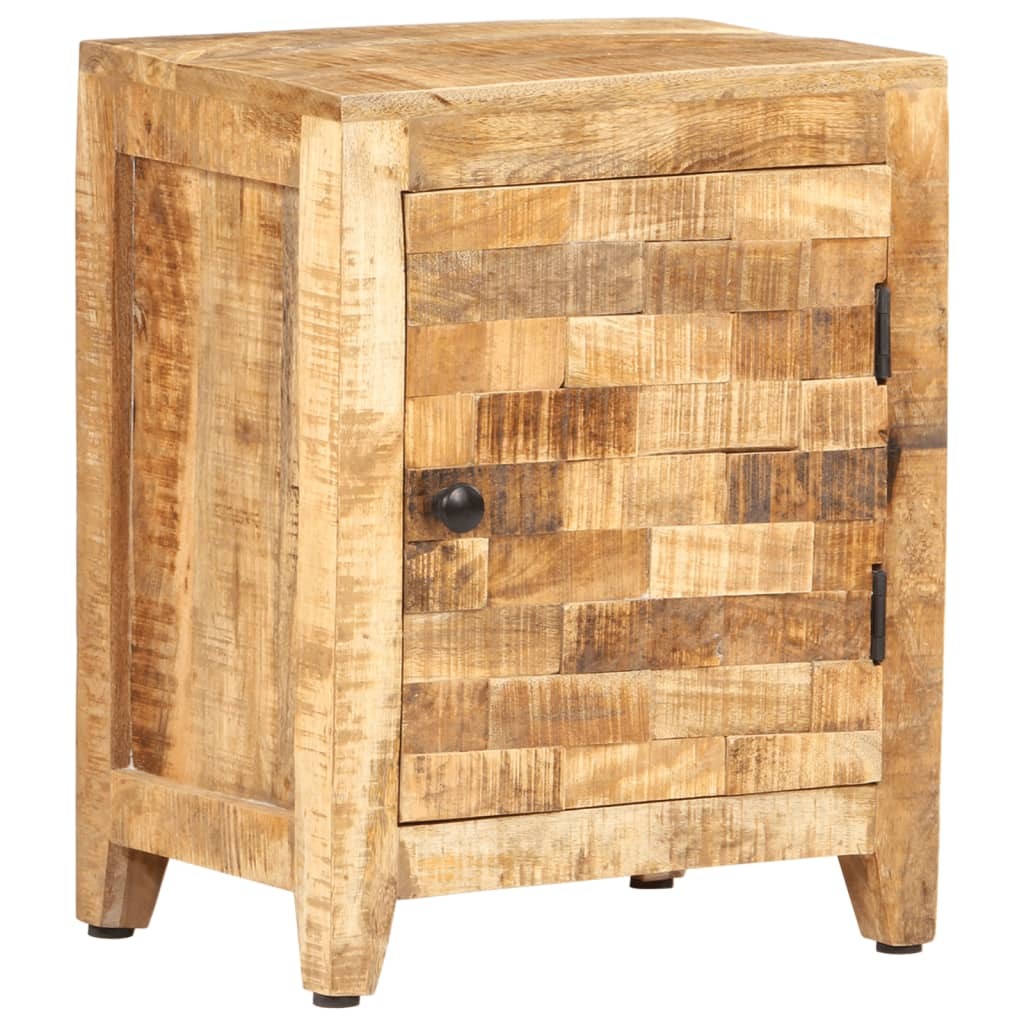 Rustic Mango Wood Bedside Cabinet