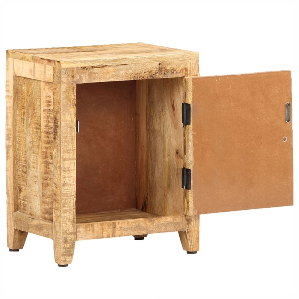 Rustic Mango Wood Bedside Cabinet