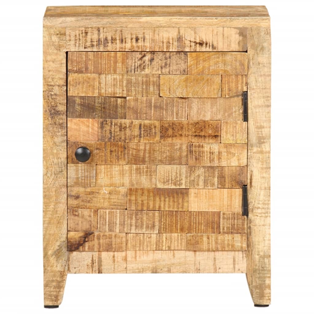 Rustic Mango Wood Bedside Cabinet