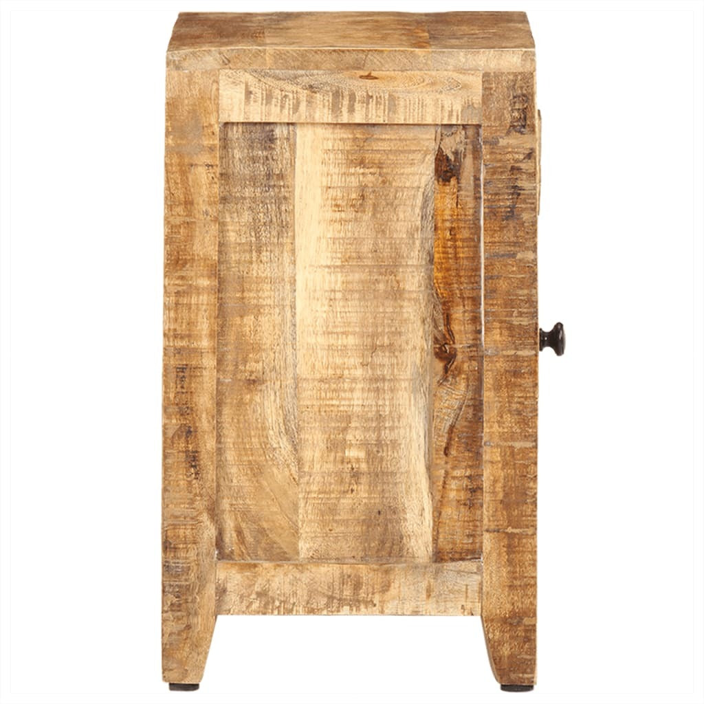 Rustic Mango Wood Bedside Cabinet
