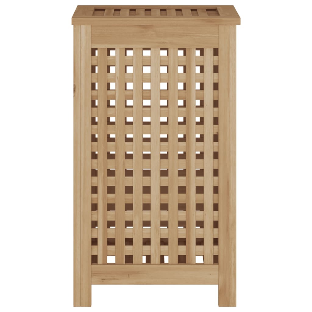 Teak Wood Laundry Bin - 13.8" × 9.8" × 23.6"