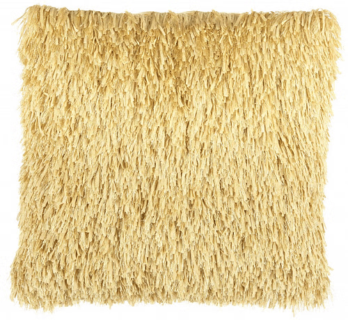 Sunny Shag Throw Pillow – 20" Square
