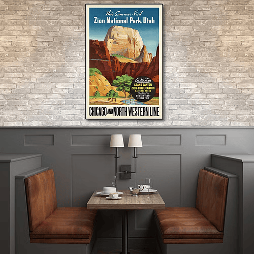 Zion National Park Wall Art Print – 30"x20"