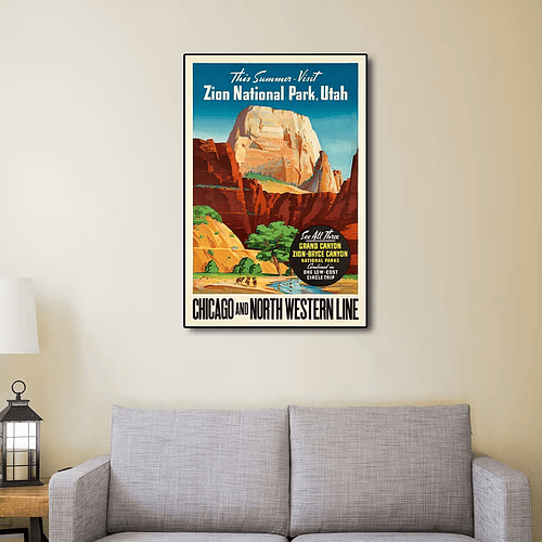 Zion National Park Wall Art Print – 30"x20"