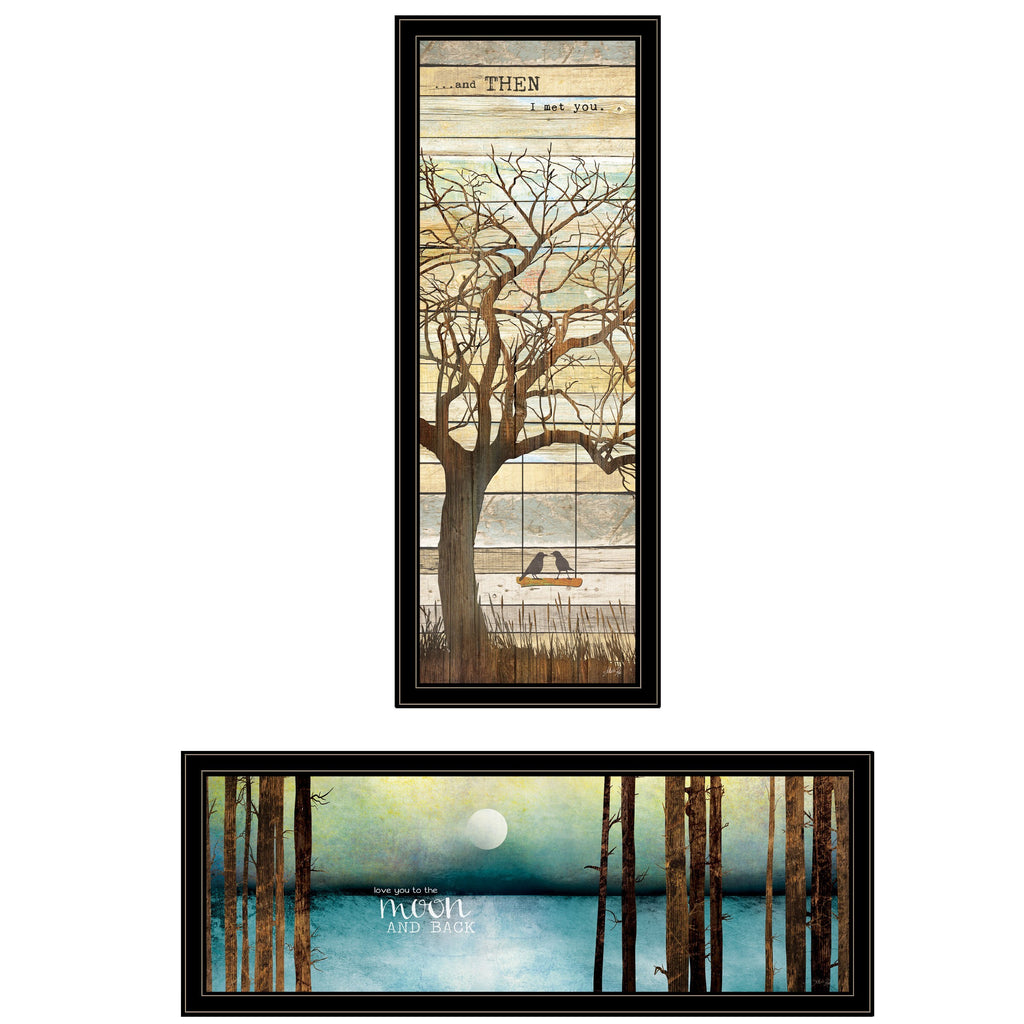 "Living Your Dreams" Framed Wall Art Set – 39"x15" (Each)
