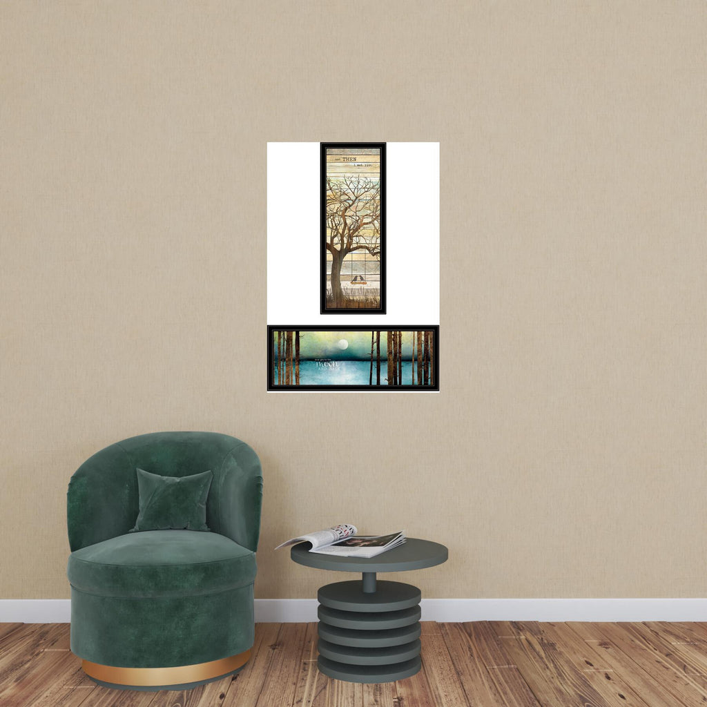 "Living Your Dreams" Framed Wall Art Set – 39"x15" (Each)