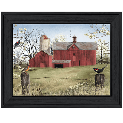 "Harbingers of Spring" Framed Wall Art – 21"x27"