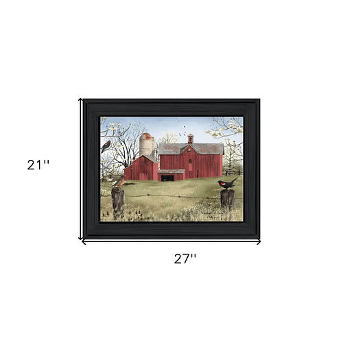 "Harbingers of Spring" Framed Wall Art – 21"x27"