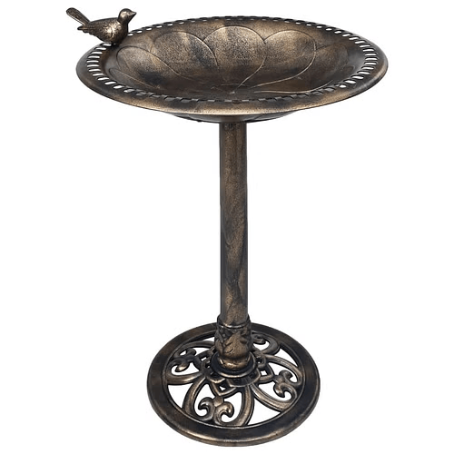 Antique Bronze Bird Bath – 50×76cm
