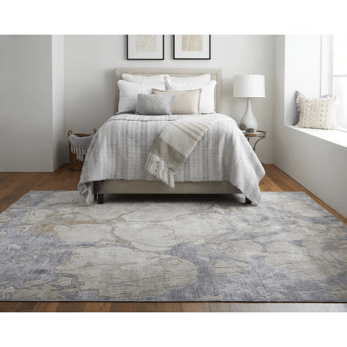 2' x 3' Abstract Distressed Area Rug