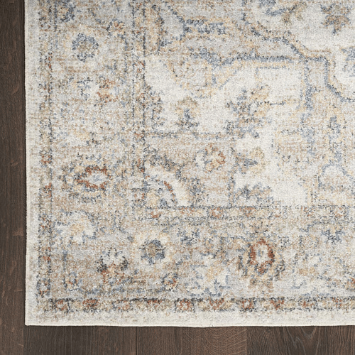 4'x6' Oriental Power Loom Rug – Gray