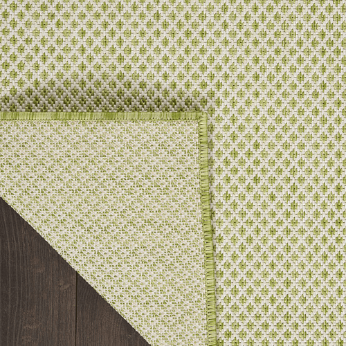 5'x7' Geometric Power Loom Area Rug – Green