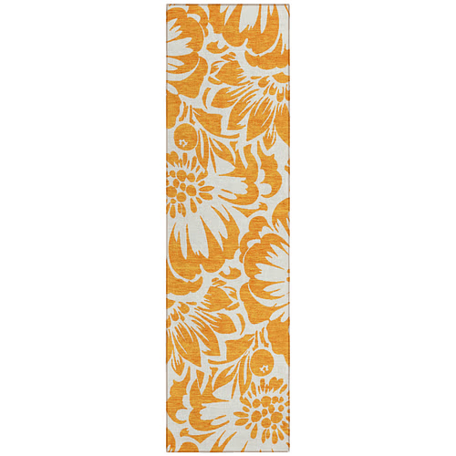 8' Floral Runner Rug
