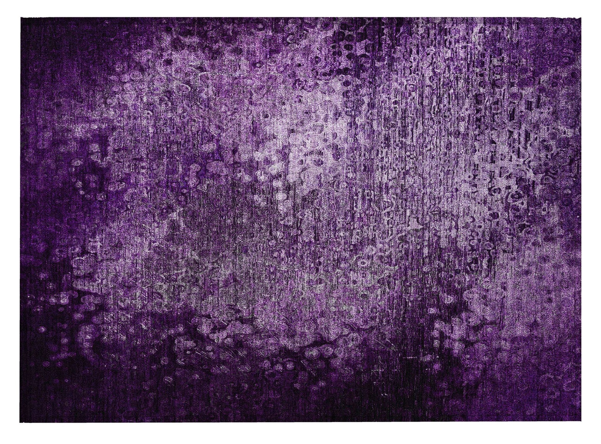 2'x3' Solid Purple Indoor/Outdoor Rug