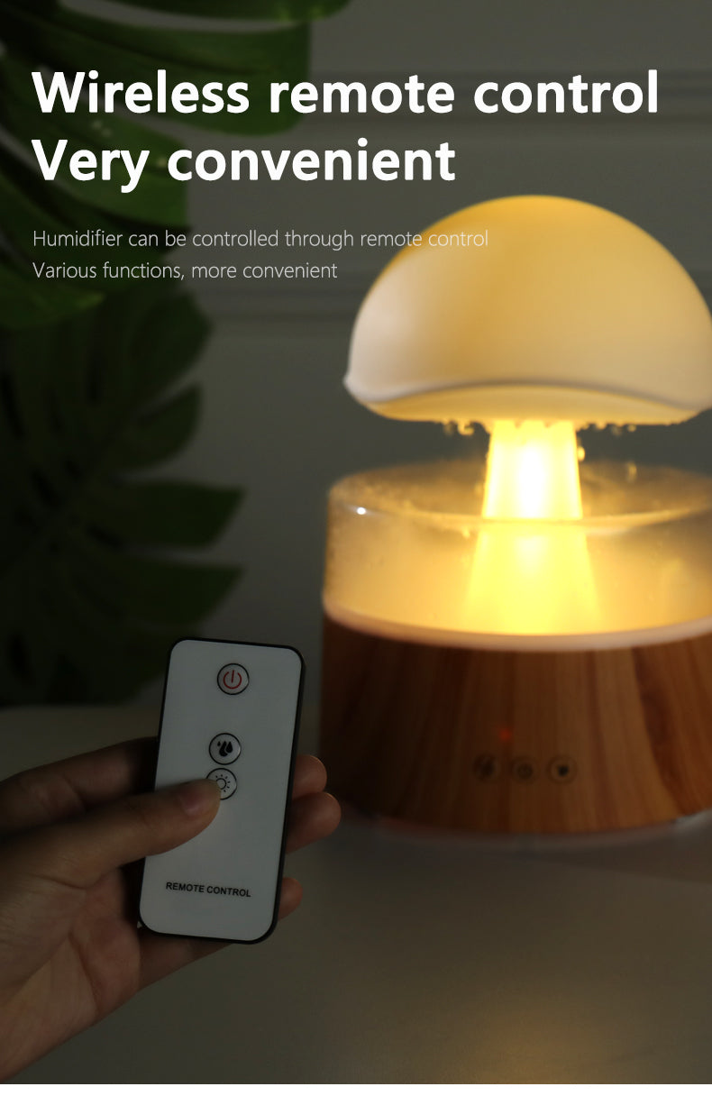 Rain Cloud Humidifier & Aromatherapy Diffuser – Whimsical 2-in-1 Wellness Companion