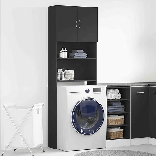 Space-Saving Washing Machine Cabinet