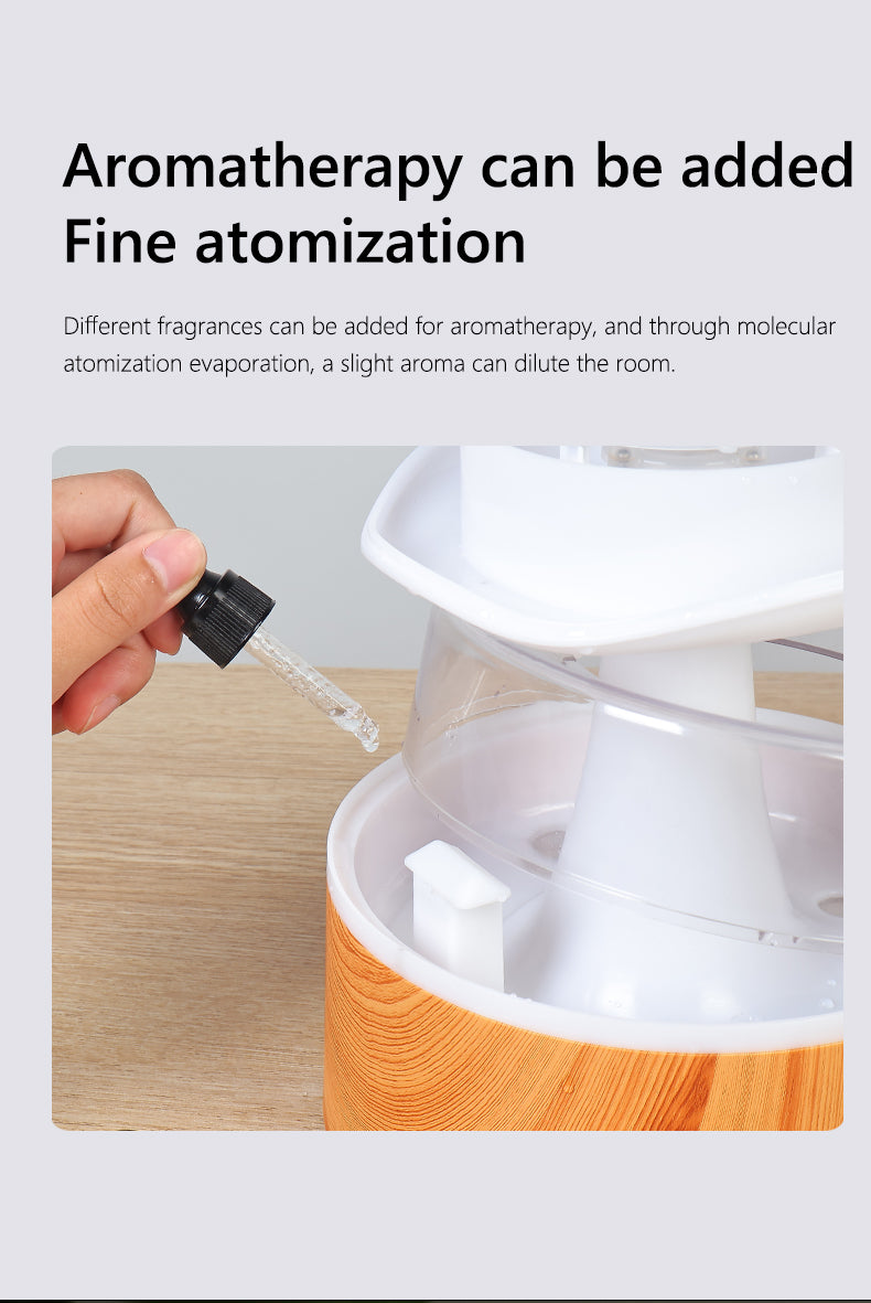 Rain Cloud Humidifier & Aromatherapy Diffuser – Whimsical 2-in-1 Wellness Companion