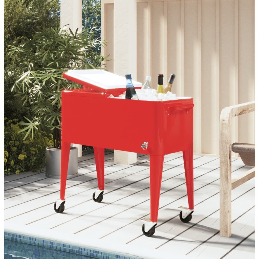 The Ultimate Rolling Cooler Cart – Your Party Essential (36.2"x16.9"x35")