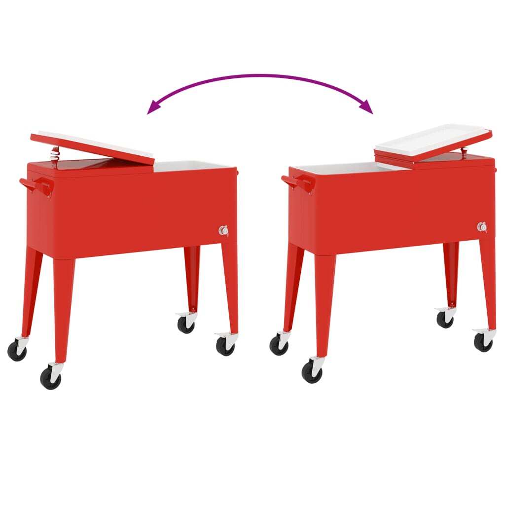 The Ultimate Rolling Cooler Cart – Your Party Essential (36.2"x16.9"x35")