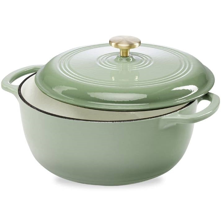 6-Quart Family-Sized Enameled Cast Iron Dutch Oven